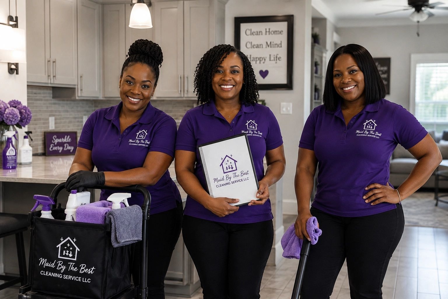 Maid by the Best Cleaning professional team member